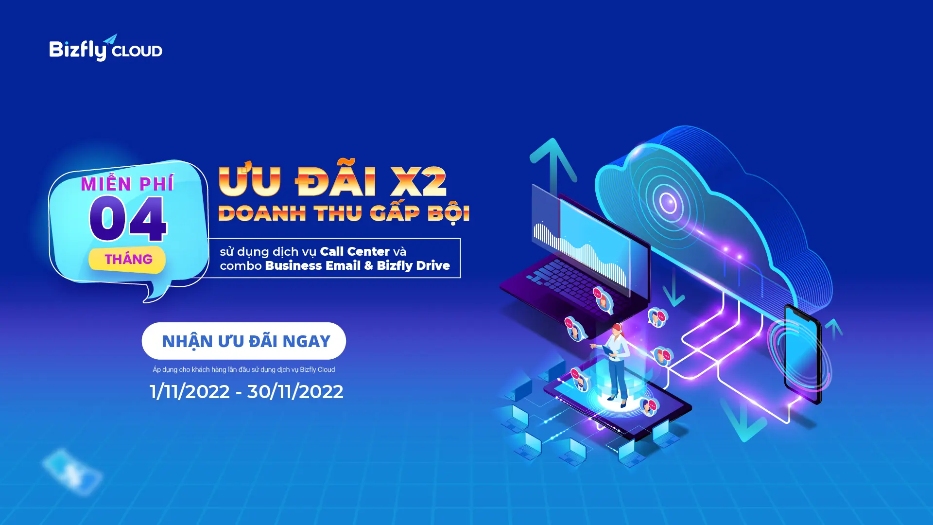 Double the offer, multiply the revenue: up to 4 months of free service