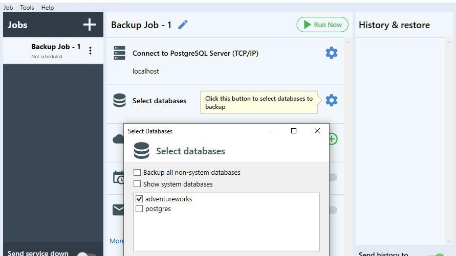 How to back up a PostgreSQL database