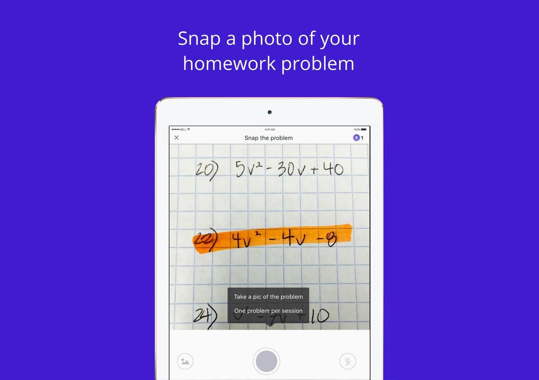 With PhotoBot on GotIt!, photograph a maths problem and the bot walks you through it