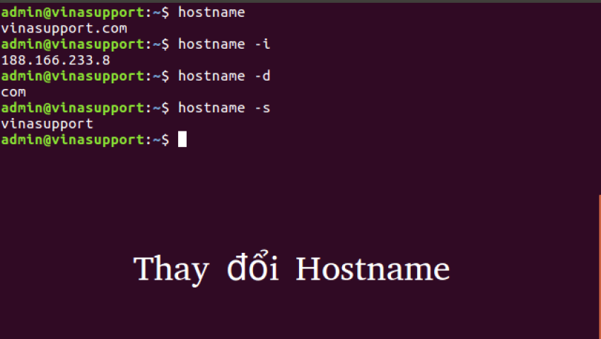 Hướng dẫn đặt hoặc thay đổi Hostname cho Server Linux